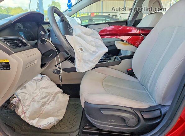 5NPE24AF2GH384418 2016 HYUNDAI SONATA Red Панорамний вид салону 360°