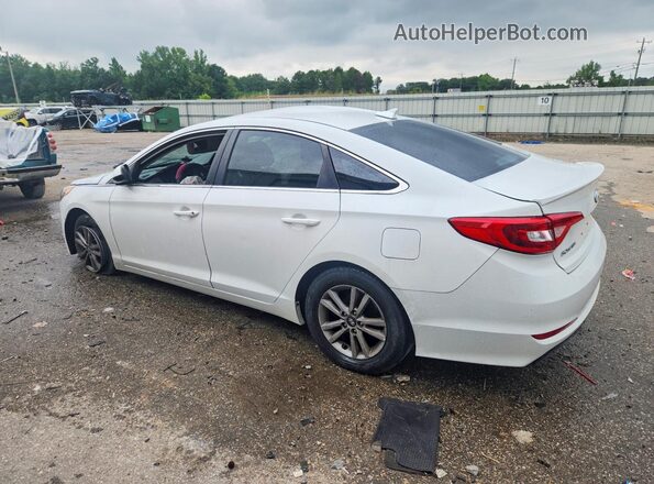 5NPE24AF2GH404067 2016 HYUNDAI SONATA White Trasero izquierdo
