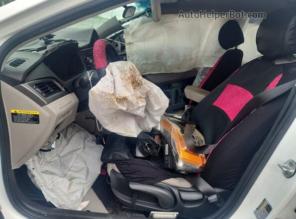 5NPE24AF2GH404067 2016 HYUNDAI SONATA White Vista interior delantera