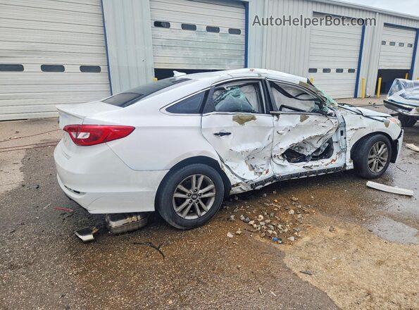 5NPE24AF2GH404067 2016 HYUNDAI SONATA White Trasero derecho