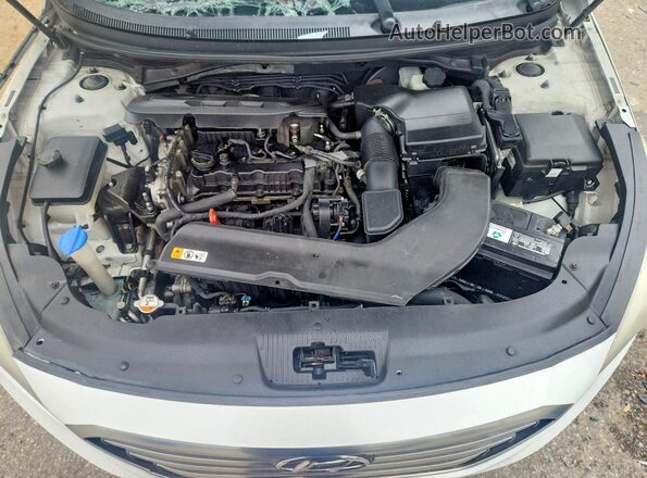 5NPE24AF2GH404067 2016 HYUNDAI SONATA White Vista interior trasera