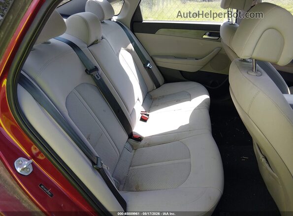 5NPE24AF2GH418017 2016 HYUNDAI SONATA Red Widok naklejki z numerem VIN
