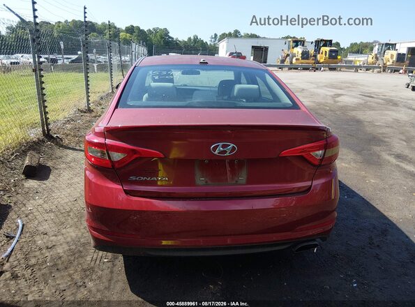 5NPE24AF2GH418017 2016 HYUNDAI SONATA Red 