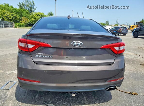 5NPE24AF2GH428367 2016 HYUNDAI SONATA Tan Widok z tyłu