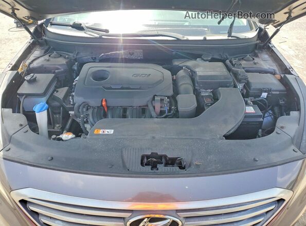 5NPE24AF2GH428367 2016 HYUNDAI SONATA Tan Widok wnętrza z tyłu
