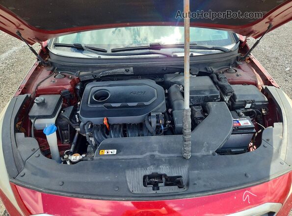 5NPE24AF2GH430409 2016 HYUNDAI SONATA Red 