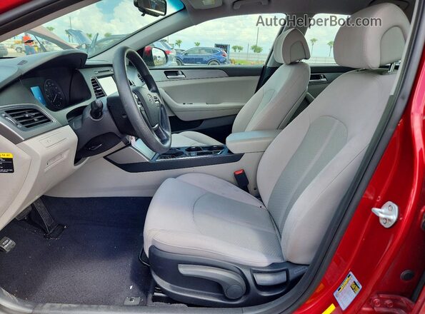 5NPE24AF2GH430409 2016 HYUNDAI SONATA Red სალონის 360-გრადუსიანი ხედი