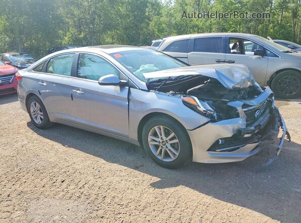 5NPE24AF2HH441590 2017 HYUNDAI SONATA Серый Передняя правая четверть