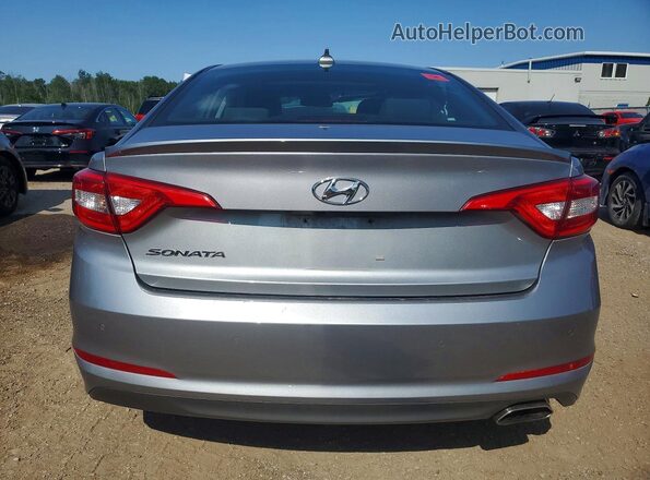 5NPE24AF2HH441590 2017 HYUNDAI SONATA Серый Вид сзади