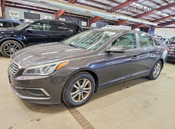5NPE24AF2HH449303 2017 HYUNDAI SONATA Gray Задня права чверть