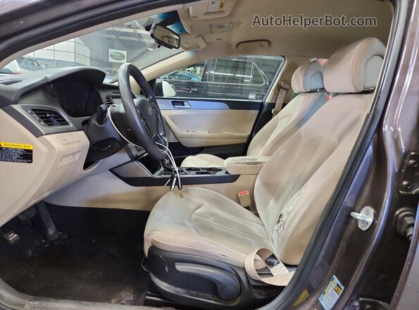 5NPE24AF2HH449303 2017 HYUNDAI SONATA Gray Панорамний вид салону 360°