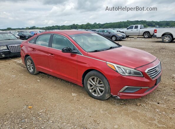 5NPE24AF2HH453206 2017 HYUNDAI SONATA Red წინა მარჯვენა