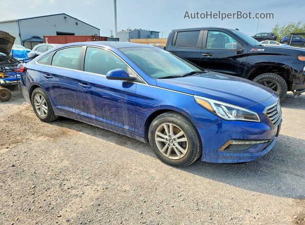 5NPE24AF2HH524002 2017 HYUNDAI SONATA Blue Przód prawy