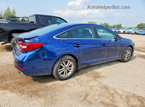 5NPE24AF2HH524002 2017 HYUNDAI SONATA Blue Tył prawy