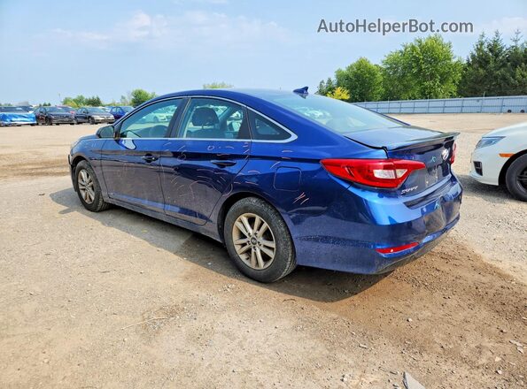 5NPE24AF2HH524002 2017 HYUNDAI SONATA Blue Tył lewy