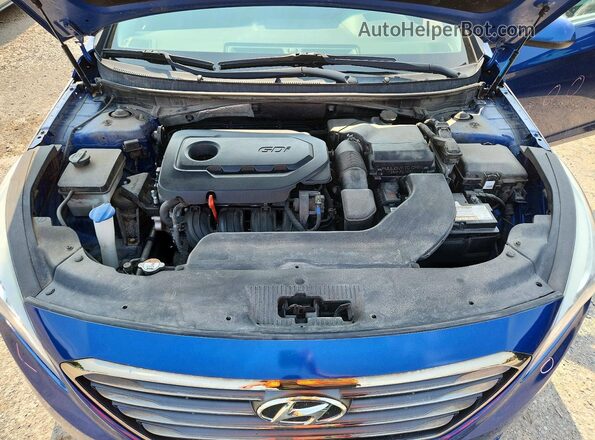 5NPE24AF2HH524002 2017 HYUNDAI SONATA Blue Widok wnętrza z tyłu