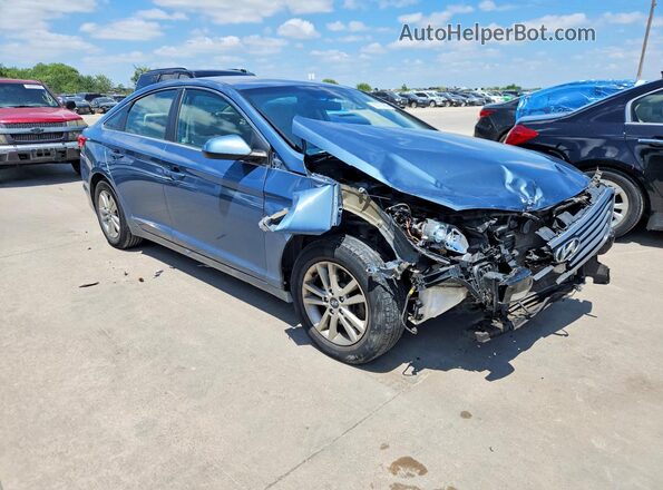 5NPE24AF2HH532889 2017 HYUNDAI SONATA Teal Przód prawy