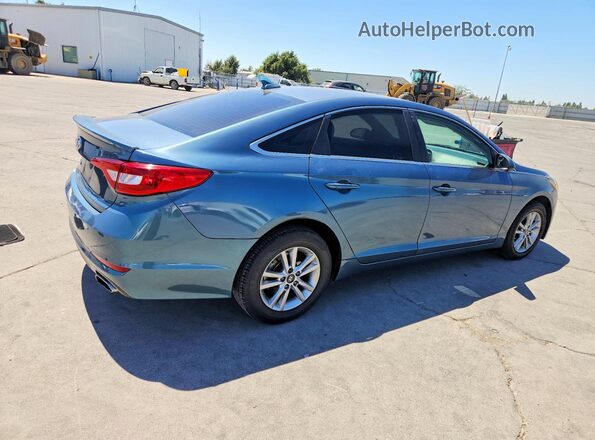 5NPE24AF2HH544122 2017 HYUNDAI SONATA Teal Trasero derecho