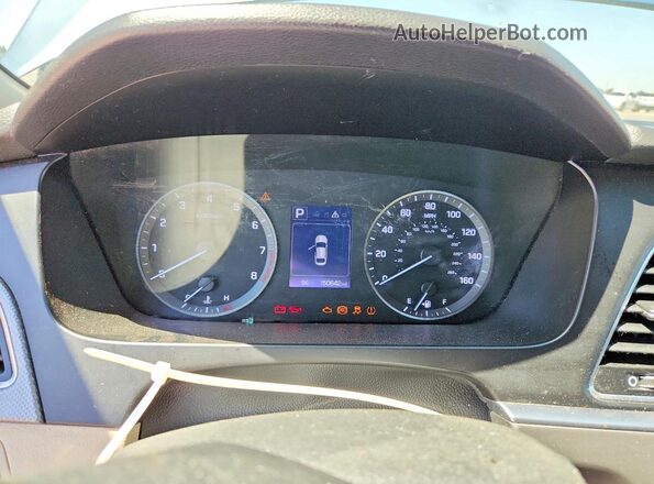5NPE24AF2HH544122 2017 HYUNDAI SONATA Teal Vista del cuadro de instrumentos