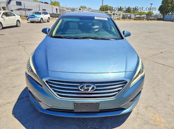 5NPE24AF2HH544122 2017 HYUNDAI SONATA Teal Vista frontal