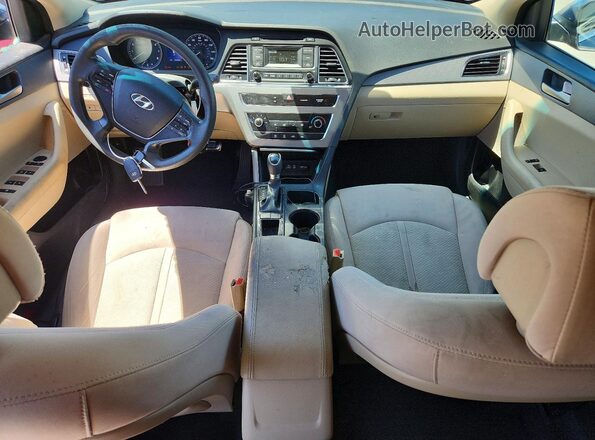 5NPE24AF2HH544122 2017 HYUNDAI SONATA Teal Vista del salpicadero