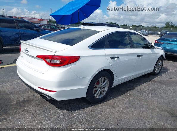 5NPE24AF2HH544511 2017 HYUNDAI SONATA Белый Задняя правая четверть