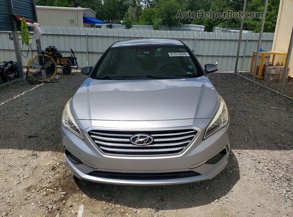 5NPE24AF2HH589206 2017 HYUNDAI SONATA Silver Դիմացի տեսք