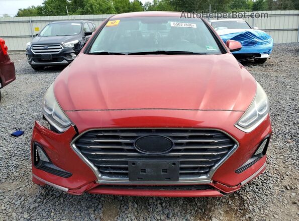 5NPE24AF2JH599935 2018 HYUNDAI SONATA Red Vista frontal