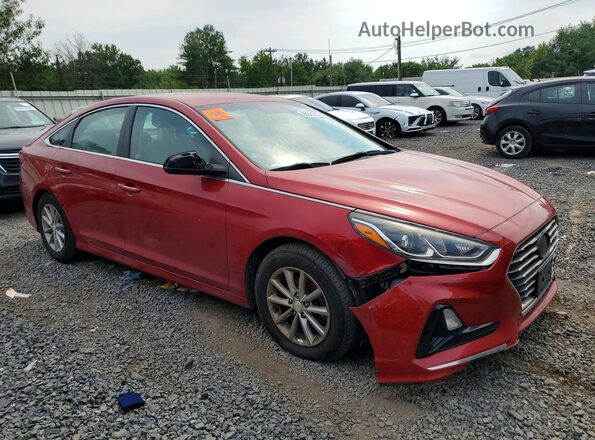 5NPE24AF2JH599935 2018 HYUNDAI SONATA Red Delantero derecho