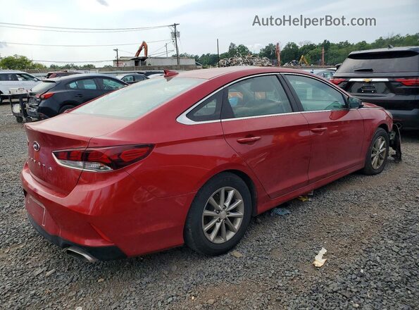 5NPE24AF2JH599935 2018 HYUNDAI SONATA Red Trasero derecho