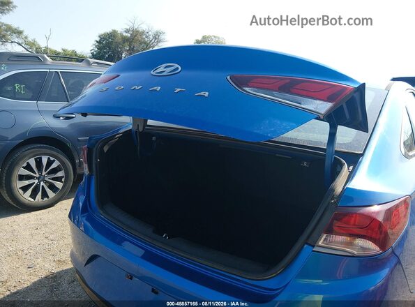 5NPE24AF2JH600162 2018 HYUNDAI SONATA Blue Widok z przodu