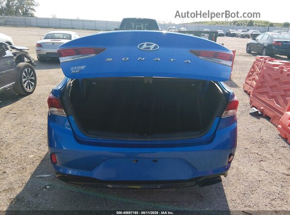 5NPE24AF2JH600162 2018 HYUNDAI SONATA Blue 