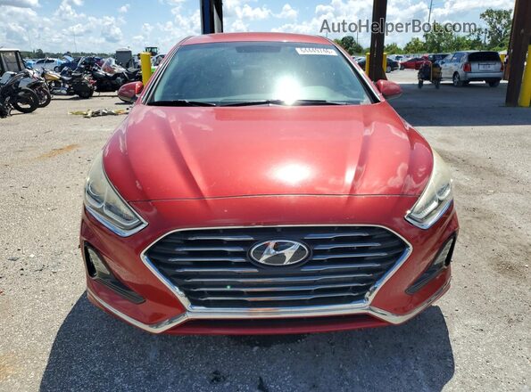 5NPE24AF2JH605040 2018 HYUNDAI SONATA Red Vista frontal