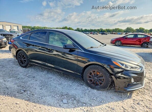 5NPE24AF2JH652343 2018 HYUNDAI SONATA Black Delantero derecho