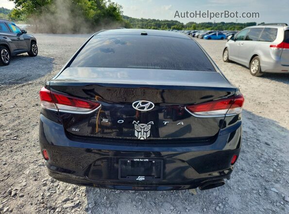 5NPE24AF2JH652343 2018 HYUNDAI SONATA Black Vista trasera