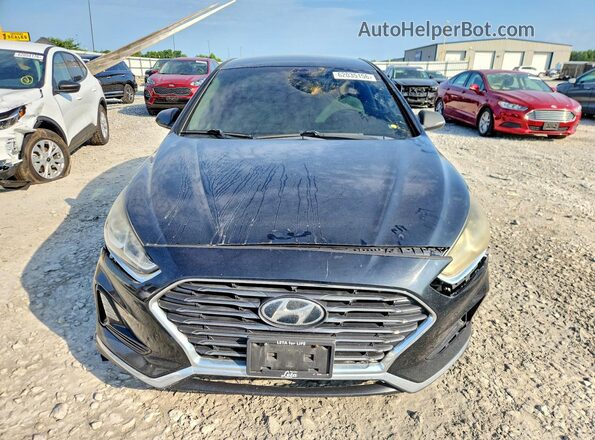 5NPE24AF2JH652343 2018 HYUNDAI SONATA Black Vista frontal