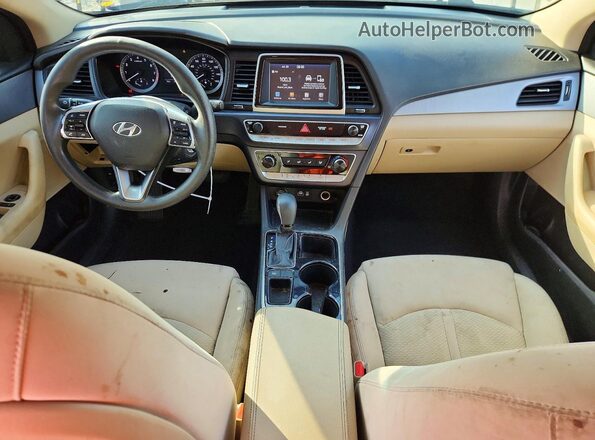 5NPE24AF2JH652343 2018 HYUNDAI SONATA Black Vista del salpicadero