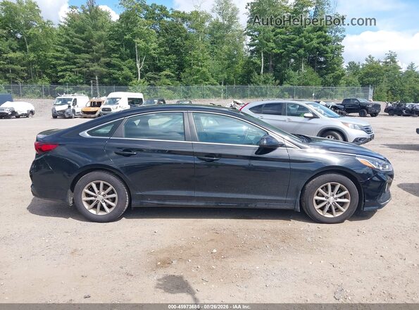 5NPE24AF2KH742819 2019 HYUNDAI SONATA Black Vista interior trasera