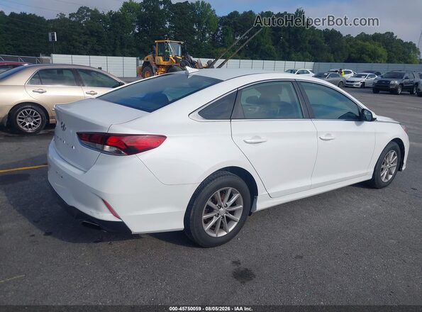 5NPE24AF2KH760589 2019 HYUNDAI SONATA White Trasero derecho