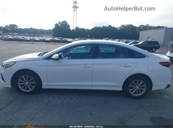 5NPE24AF2KH760589 2019 HYUNDAI SONATA White Vista interior de 360 grados