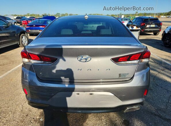 5NPE24AF2KH761449 2019 HYUNDAI SONATA Gray Հետևի տեսք