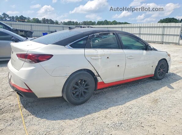 5NPE24AF2KH770538 2019 HYUNDAI SONATA White Rear right