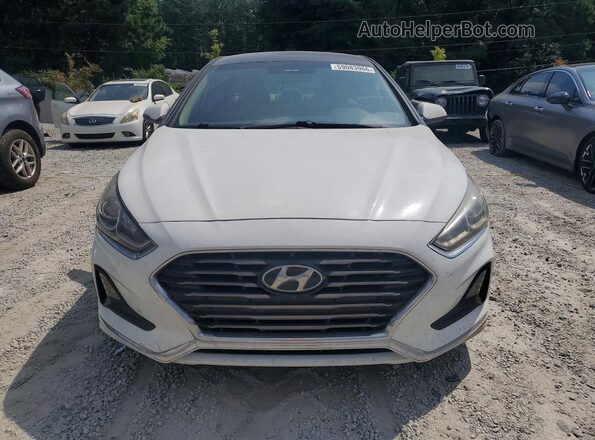 5NPE24AF2KH770538 2019 HYUNDAI SONATA White Front view