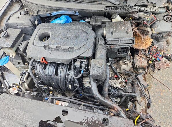 5NPE24AF2KH787727 2019 HYUNDAI SONATA Charcoal უკანა სალონის ხედი