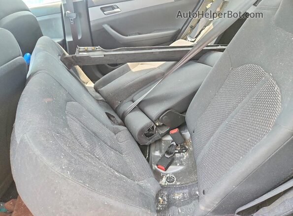 5NPE24AF2KH787727 2019 HYUNDAI SONATA Charcoal უკანა სავარძლების ხედი
