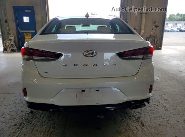 5NPE24AF2KH810830 2019 HYUNDAI SONATA White Հետևի տեսք