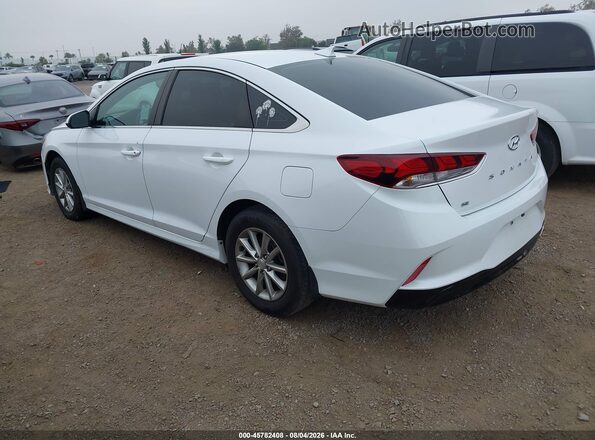 5NPE24AF2KH814912 2019 HYUNDAI SONATA Белый Задняя левая четверть