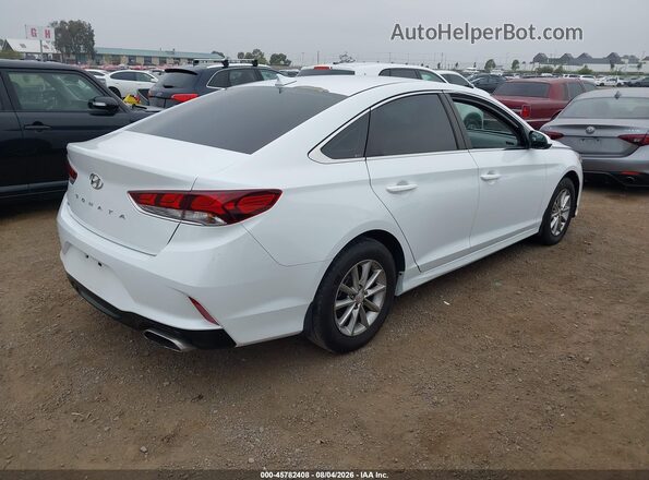 5NPE24AF2KH814912 2019 HYUNDAI SONATA Белый Задняя правая четверть
