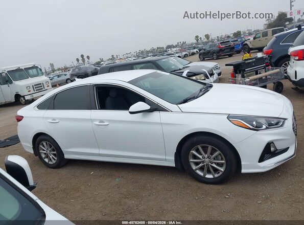 5NPE24AF2KH814912 2019 HYUNDAI SONATA Белый Панорамный вид салона 360°