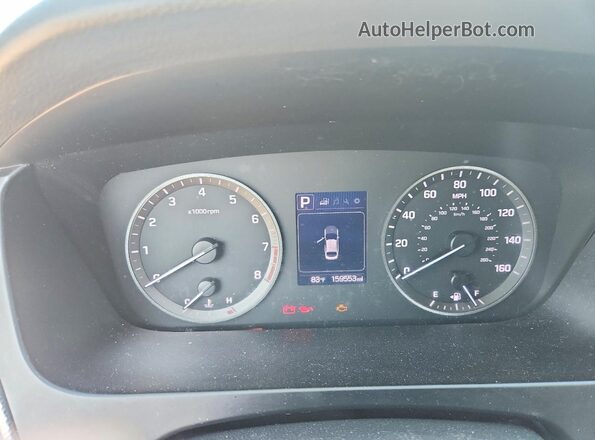 5NPE24AF3GH292475 2016 HYUNDAI SONATA Gray Սարքավորումների վահանակի տեսք